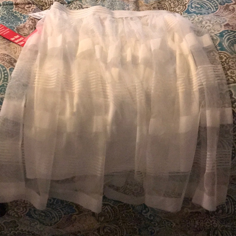 White lace baby doll shirt